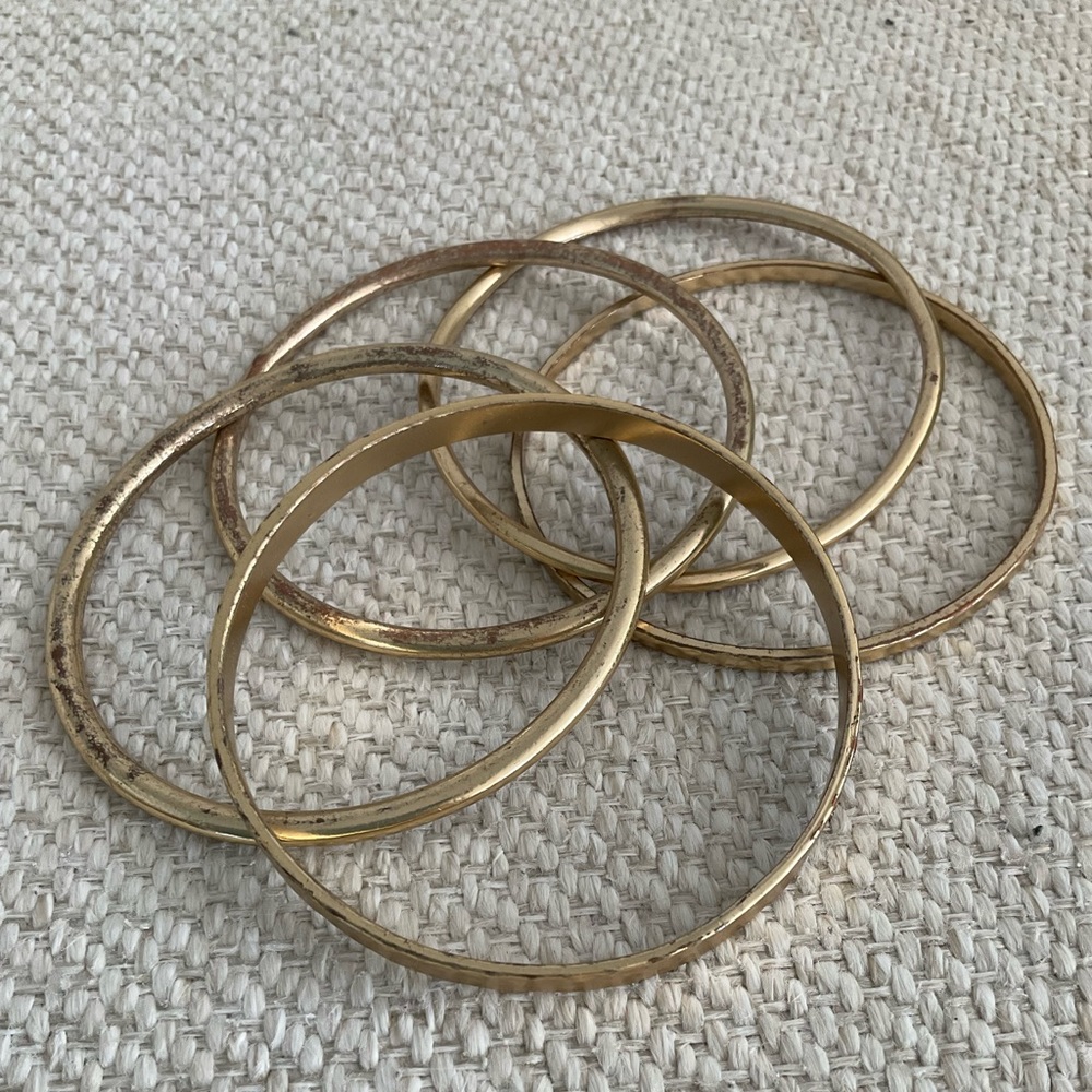 Gold bangles